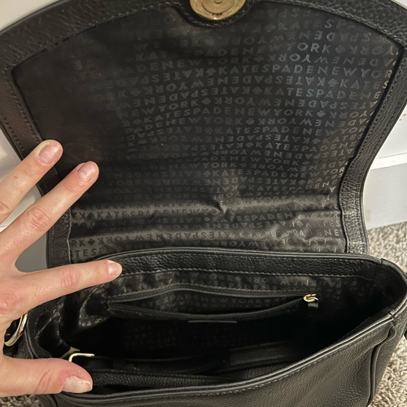 COPY - Kate Spade pebbled leather large flap crossbody bag - Picture 2 of 8